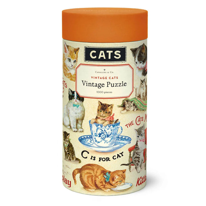 Vintage Cats 1000 Pce - Vintage Puzzle