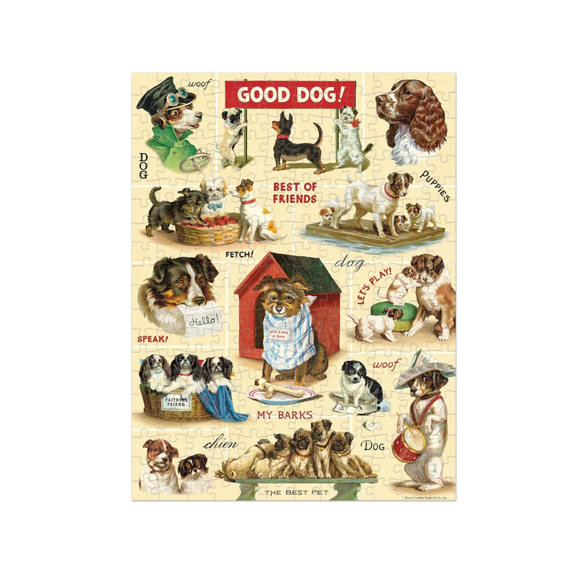 Vintage Dogs 240 Pce - Mini Puzzle