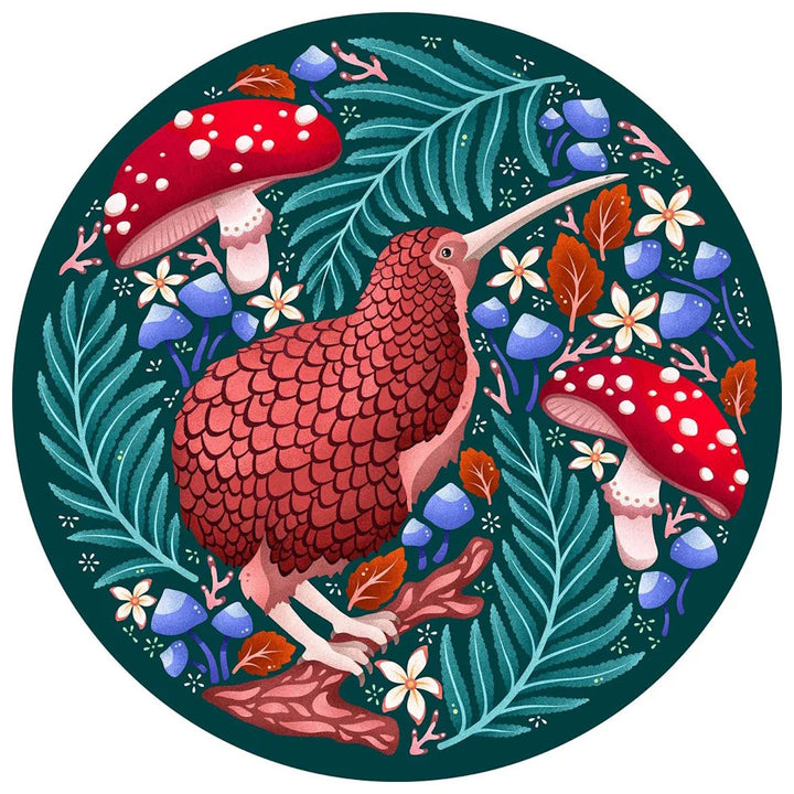 Kooky Kiwi 1000 Pce - Round Puzzle