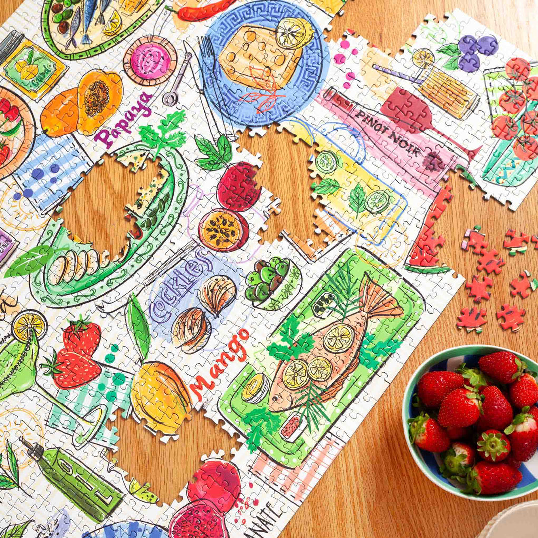 Feast & Fizz - 1000 Piece Jigsaw Puzzle