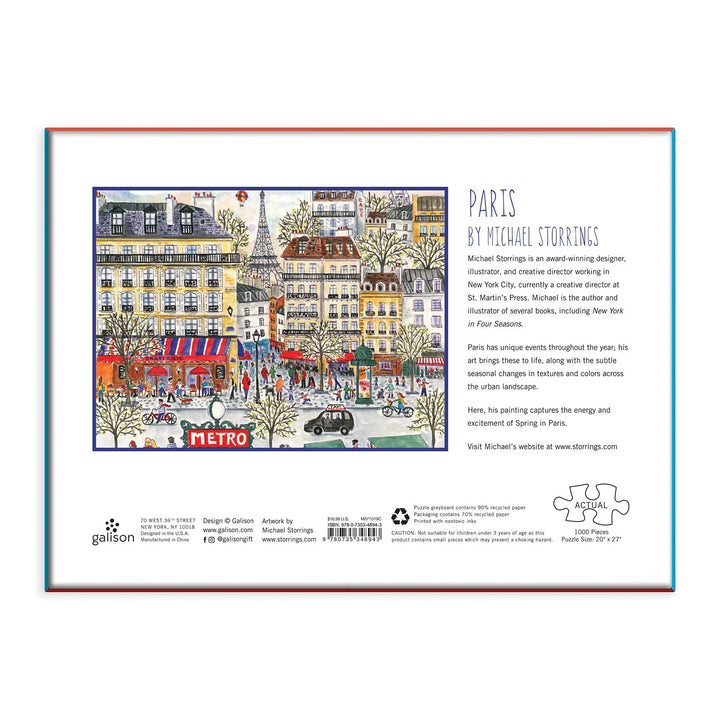 Michael Storrings Paris, 1000 Piece Puzzle