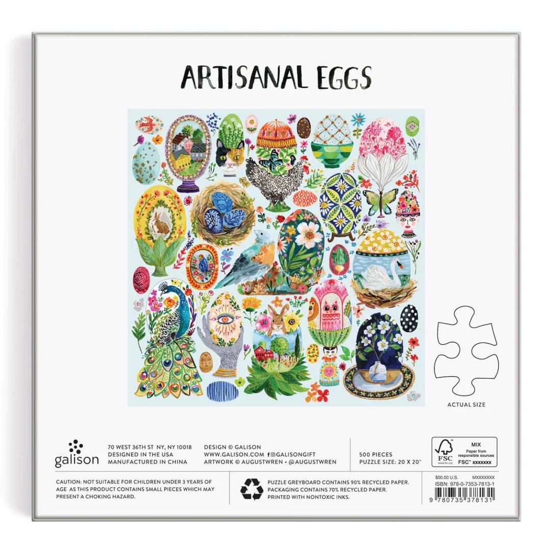 Artisanal Eggs 500 Piece Puzzle