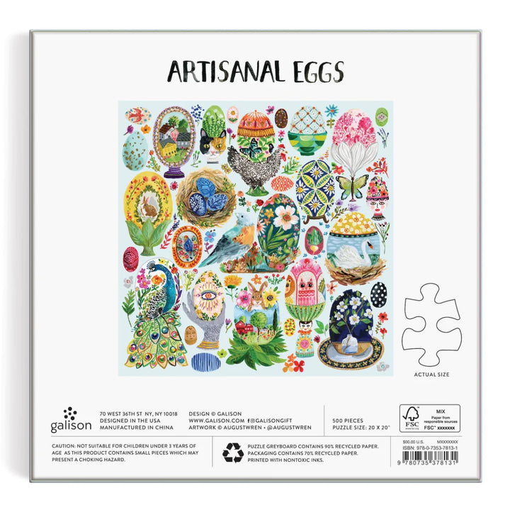 Artisanal Eggs 500 Piece Puzzle