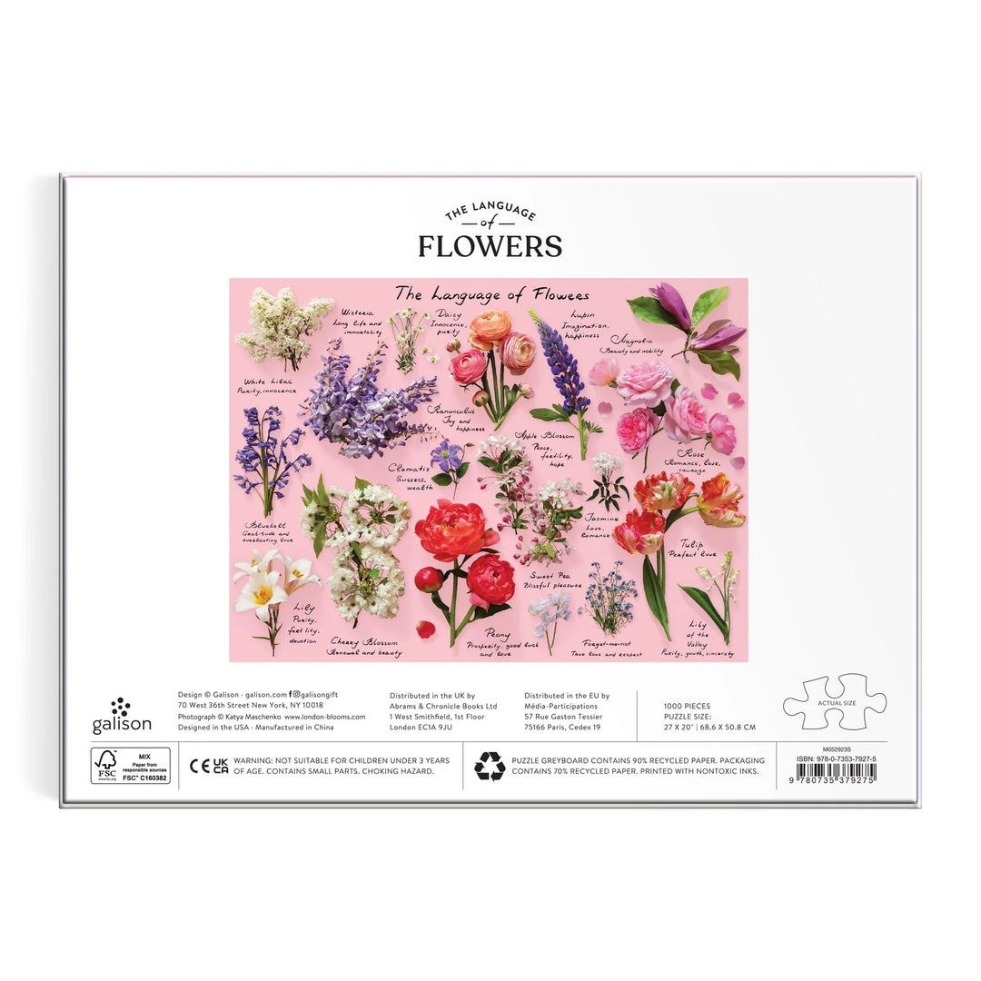 Language of Flowers 1000 Piece Puzzle