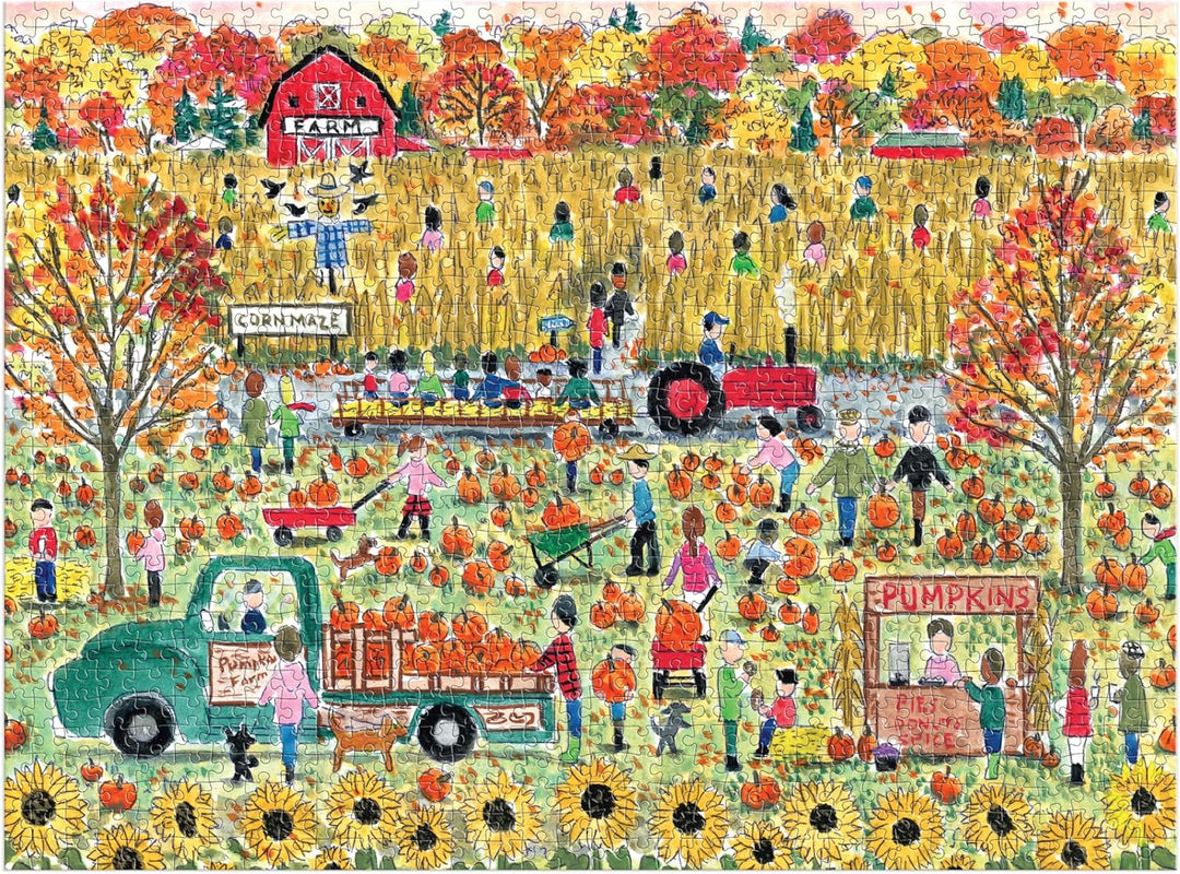Michael Storrings Pumpkin Patch 1000pc puzzle