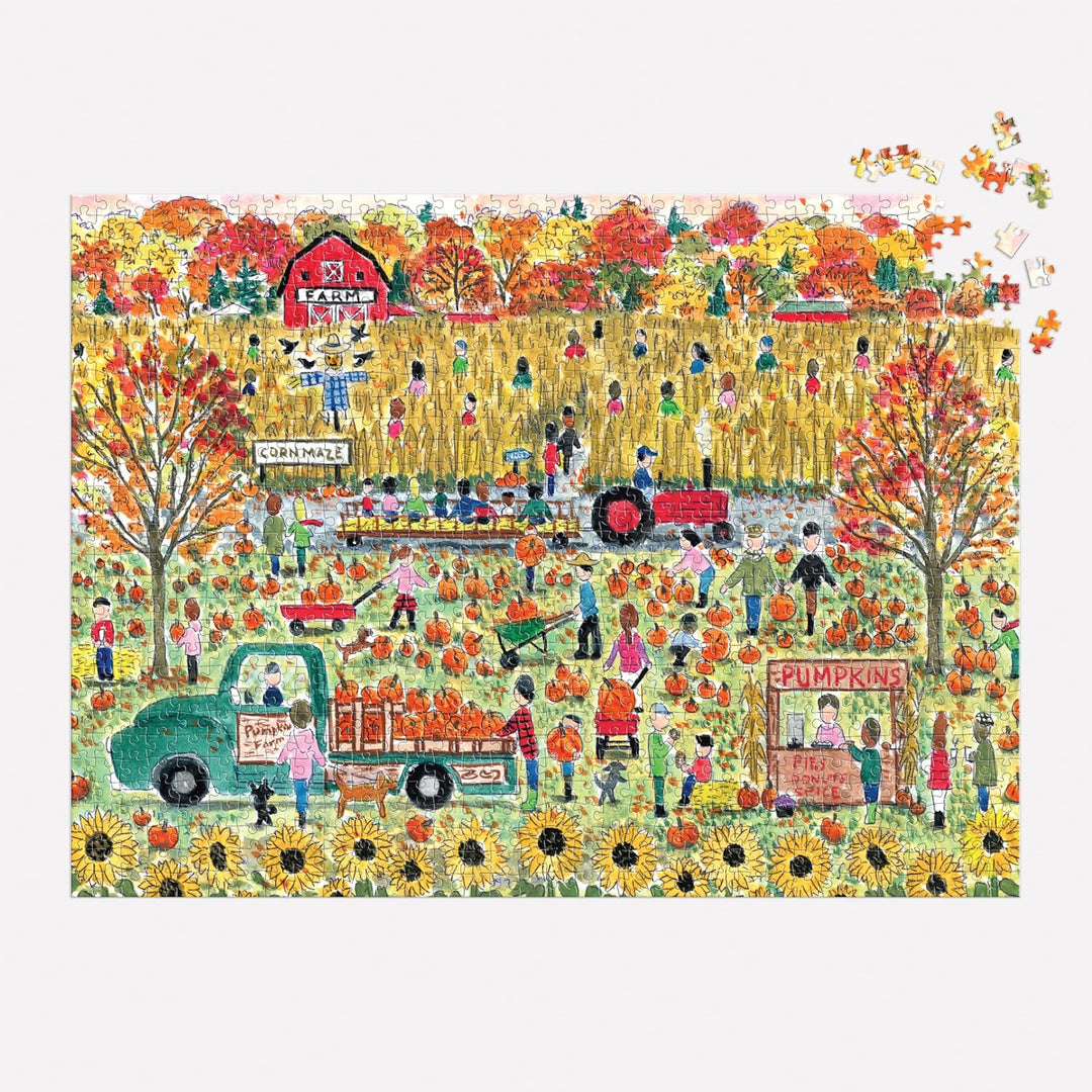 Michael Storrings Pumpkin Patch 1000pc puzzle