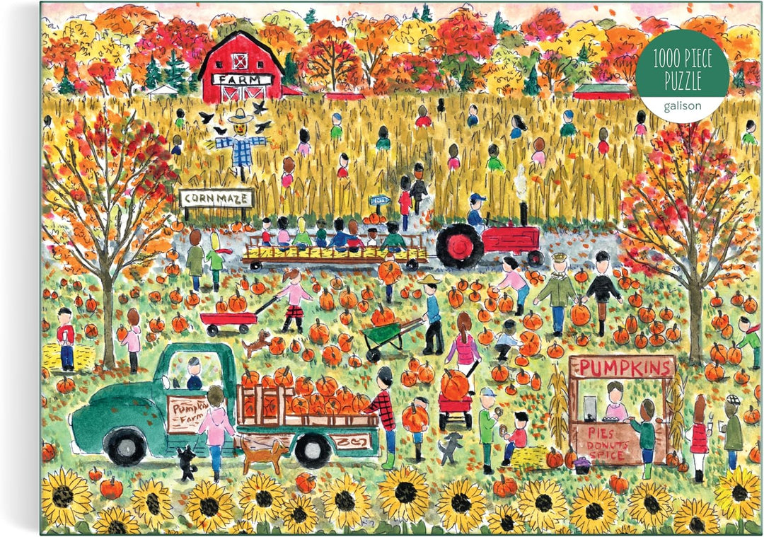 Michael Storrings Pumpkin Patch 1000pc puzzle