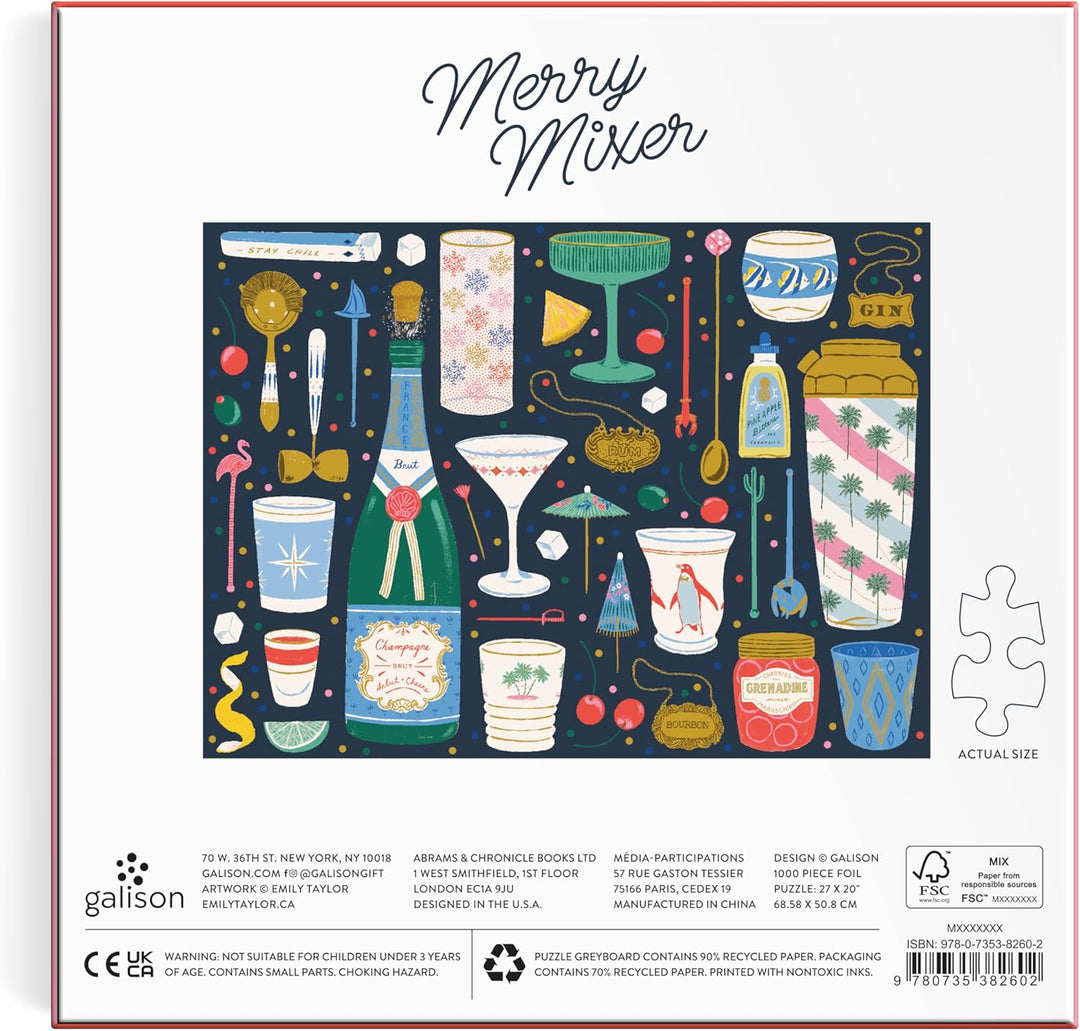 Merry Mixer 1000pc Foil Puzzle