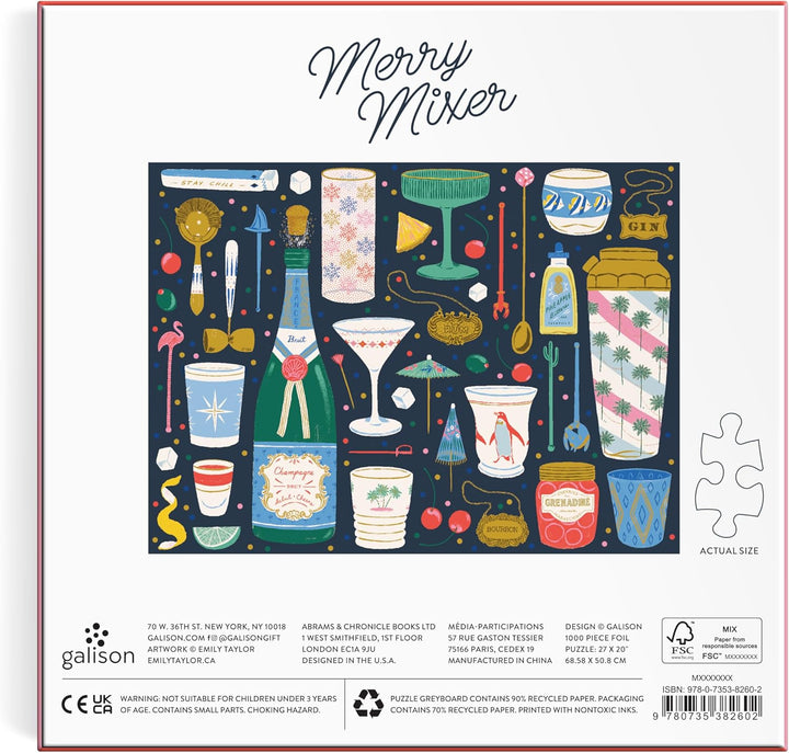 Merry Mixer 1000pc Foil Puzzle