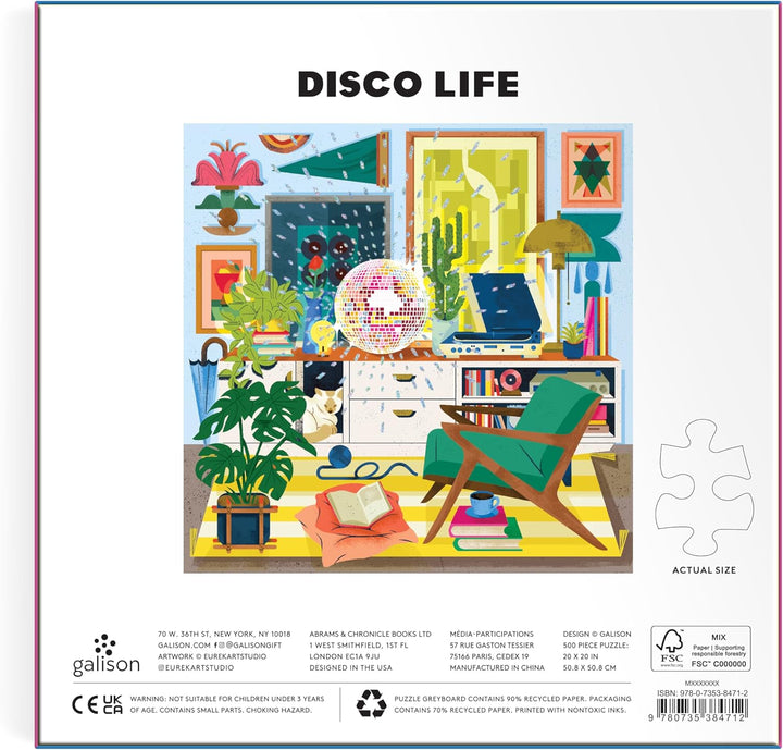 Disco Life 500pc Foil Puzzle