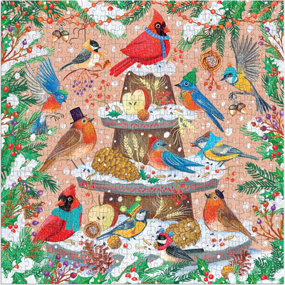 Festive Feathers, 500 Piece Foil Puzzle