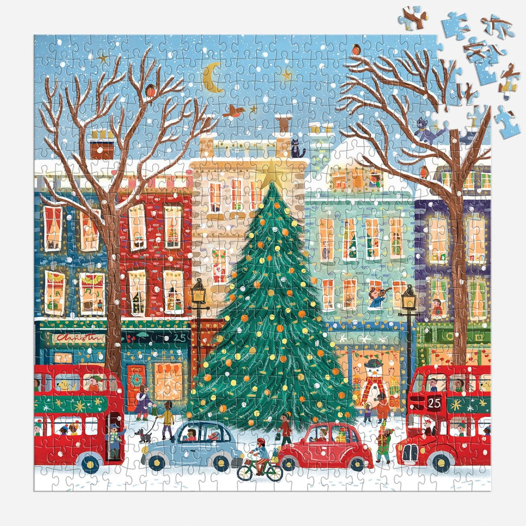 Tinsel City, 500 Piece Foil Puzzle