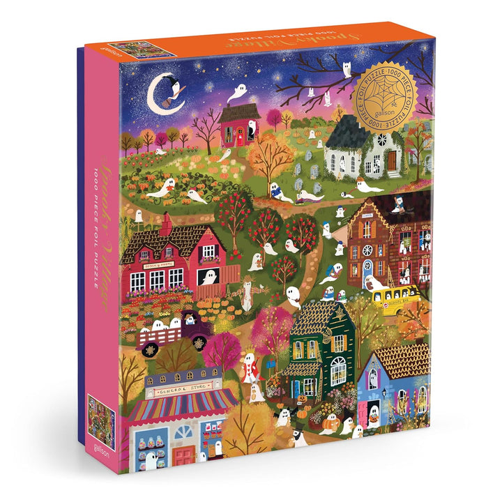 Joy Laforme Spooky Village, 1000 Piece Foil Puzzle