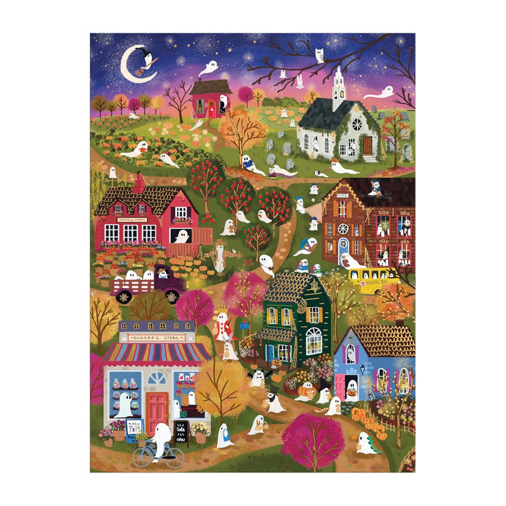 Joy Laforme Spooky Village, 1000 Piece Foil Puzzle