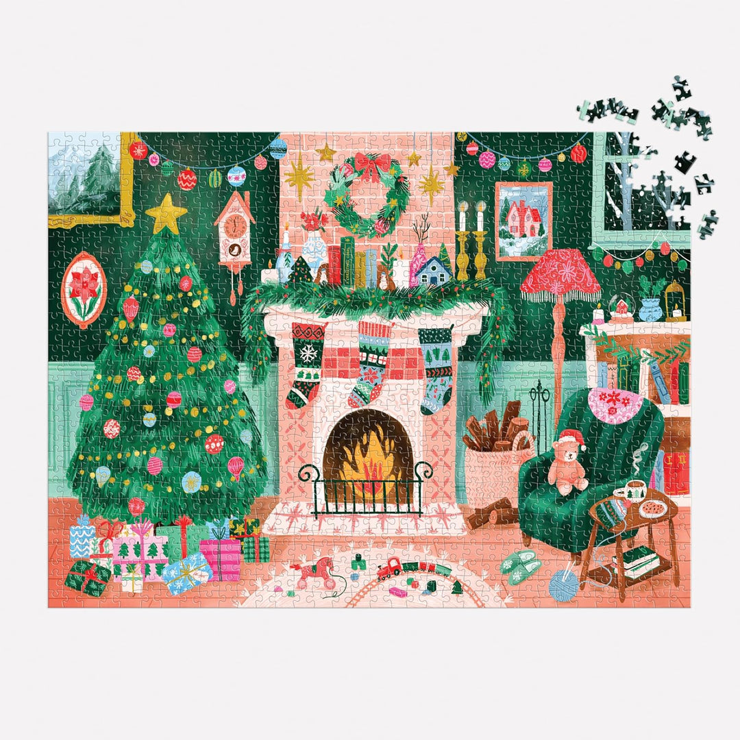 Cozy by the Fireplace, 1000 Piece Puzzle