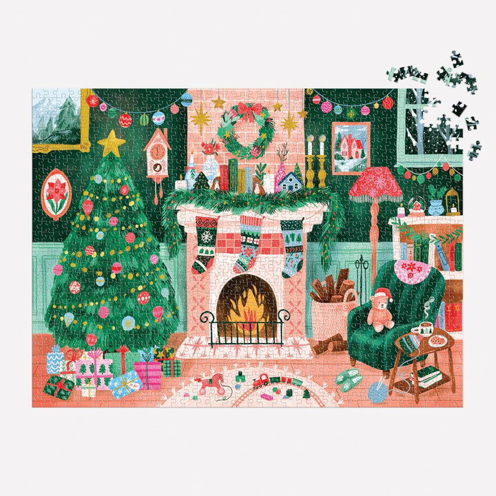 Cozy by the Fireplace, 1000 Piece Puzzle
