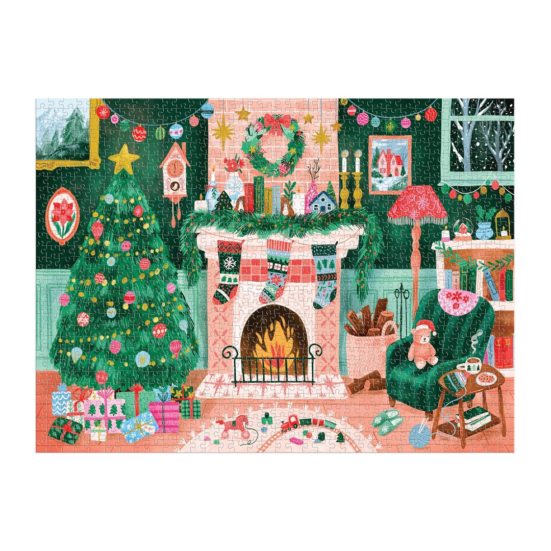 Cozy by the Fireplace, 1000 Piece Puzzle