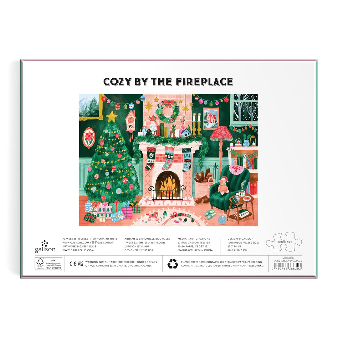 Cozy by the Fireplace, 1000 Piece Puzzle