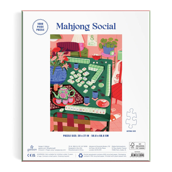 Mahjong Social 1000pc Puzzle