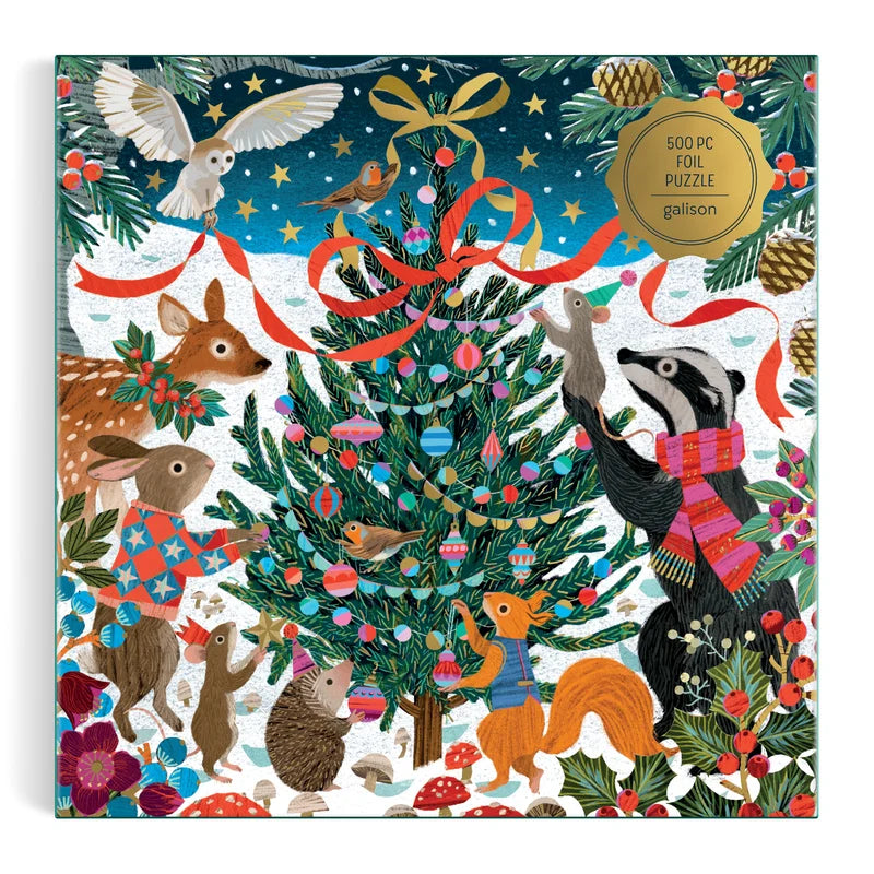 Victoria Ball Woodland Merrymakers 500pc FOIL puzzle