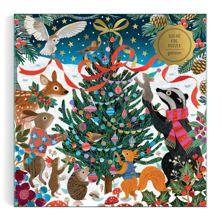 Victoria Ball Woodland Merrymakers 500pc FOIL puzzle