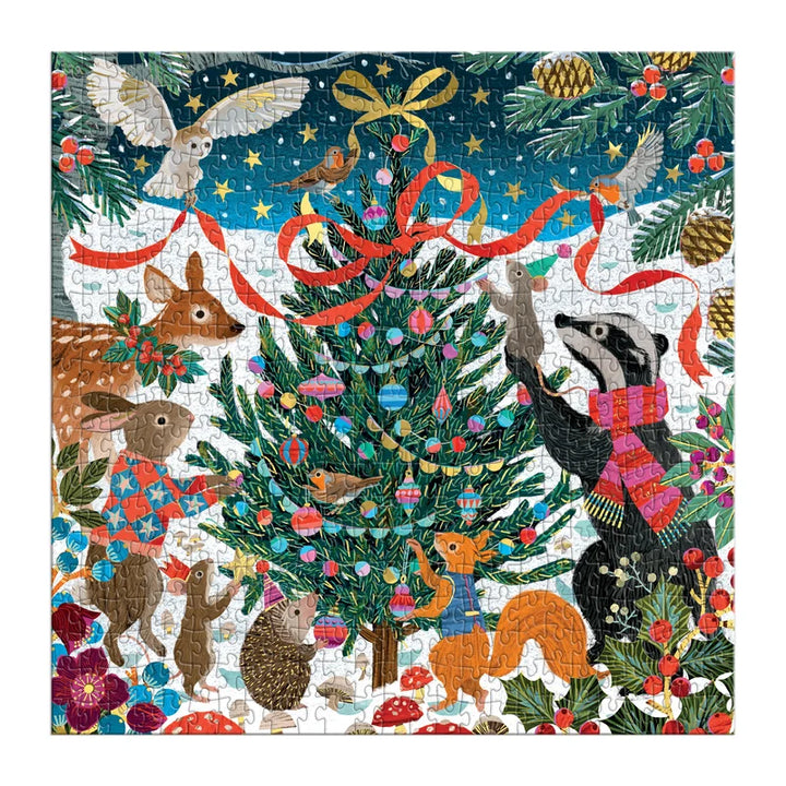 Victoria Ball Woodland Merrymakers 500pc FOIL puzzle