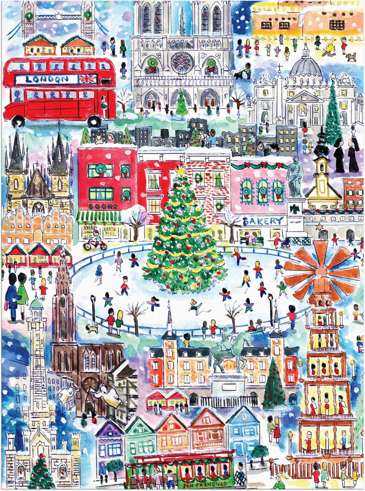 Christmas Around the World 1500 Piece Puzzle