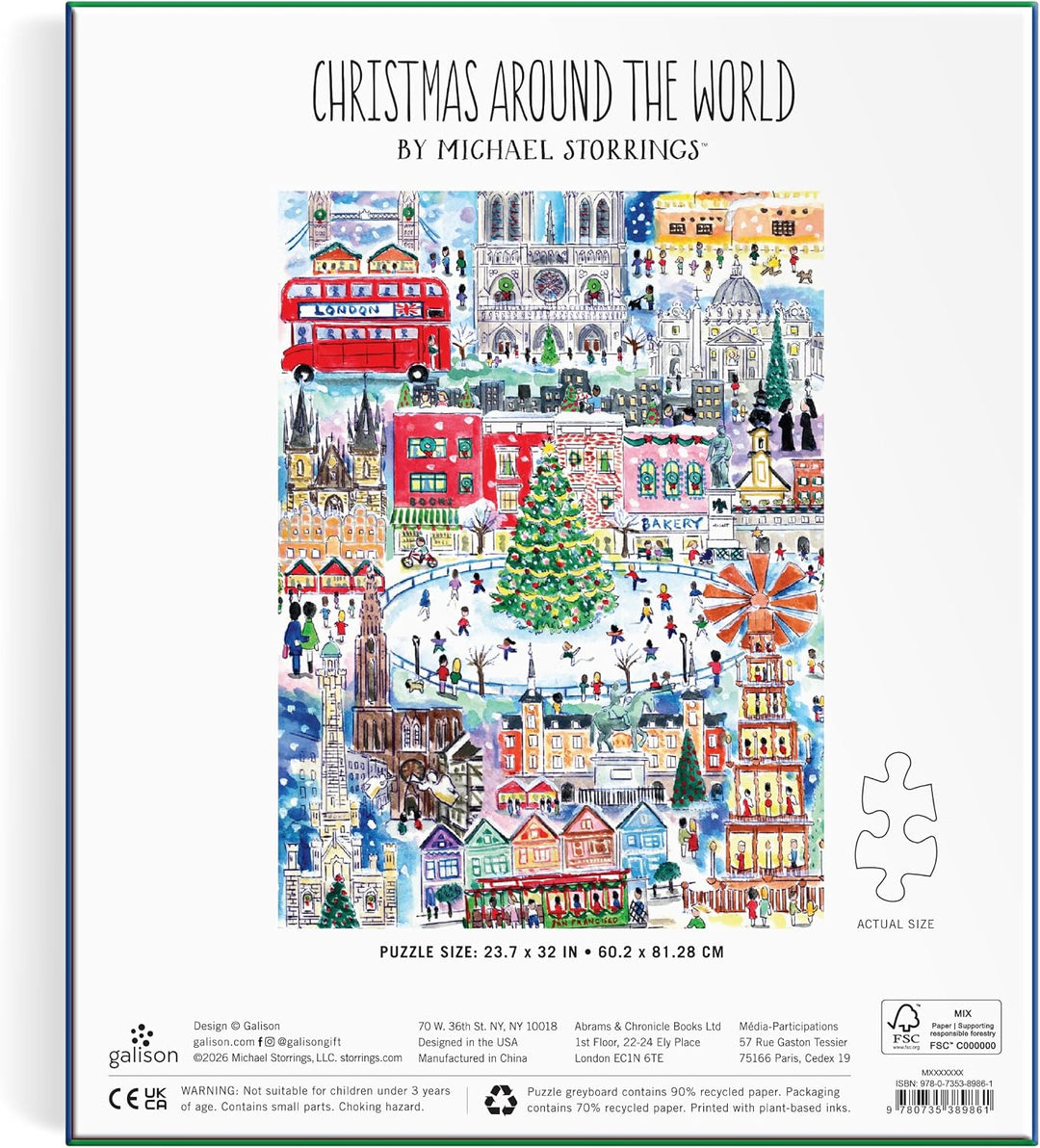 Christmas Around the World 1500 Piece Puzzle