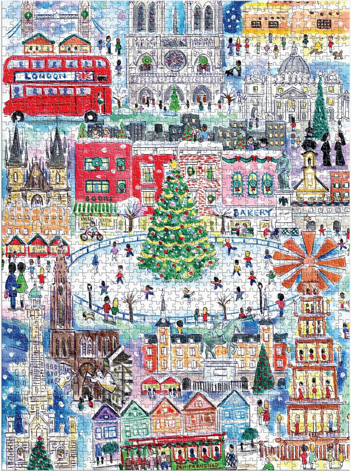 Christmas Around the World 1500 Piece Puzzle