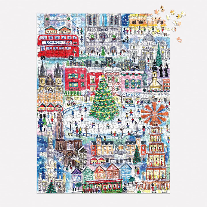 Christmas Around the World 1500 Piece Puzzle