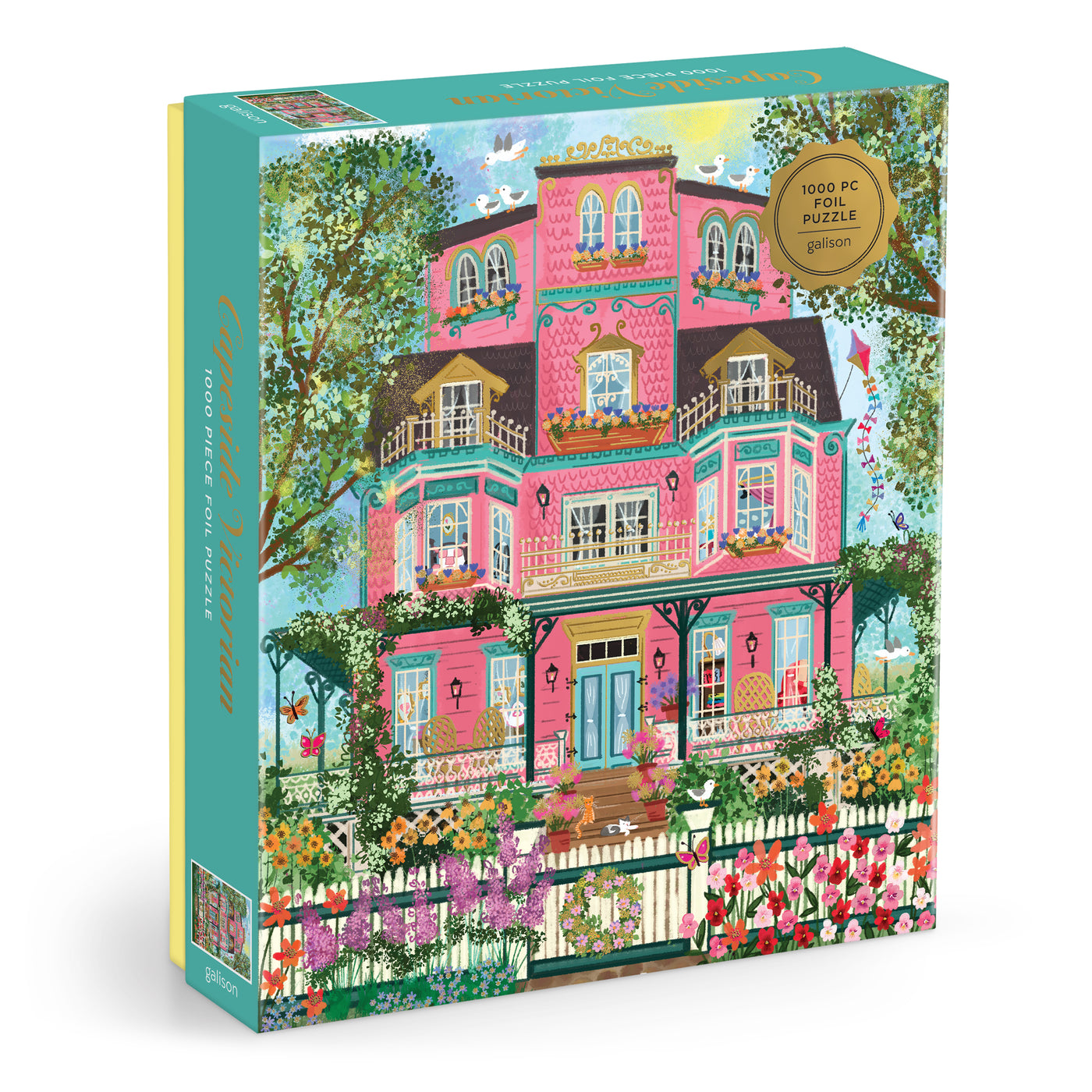 Joy Laforme Capeside Victorian 1000pc Foil Puzzle