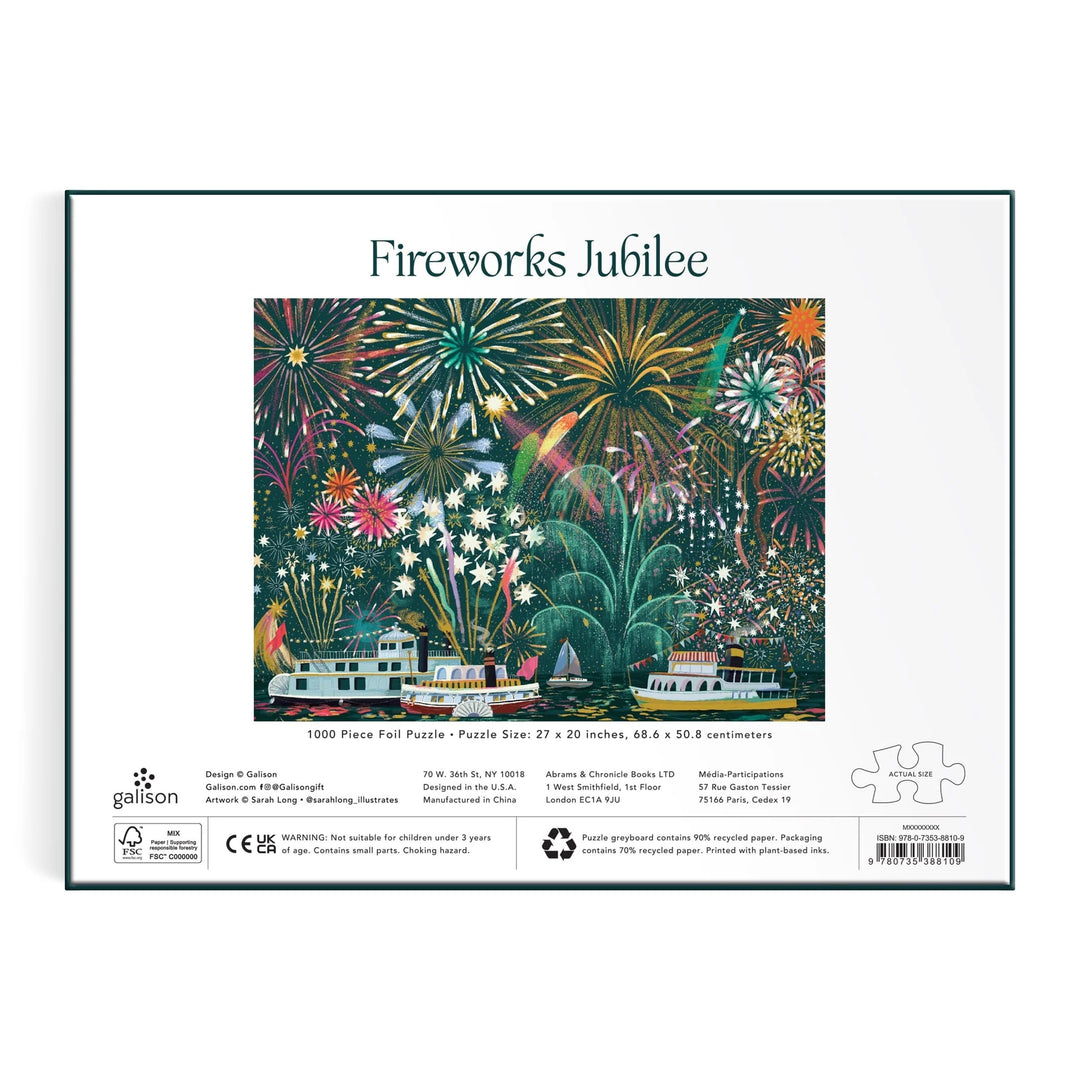 Fireworks Jubilee - 1000 Piece Foil Puzzle