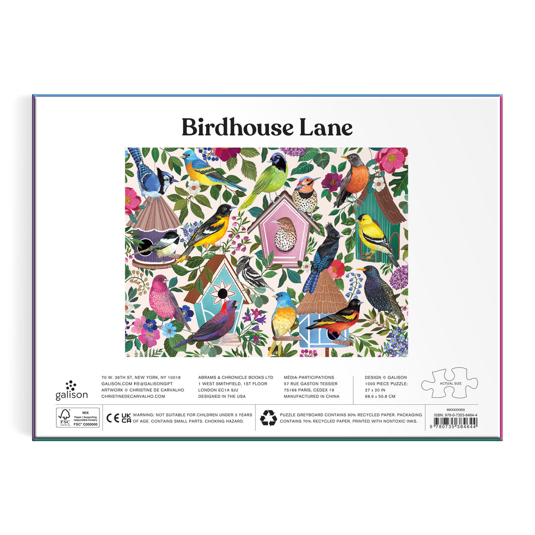 Birdhouse Lane, 1000 Piece Puzzle