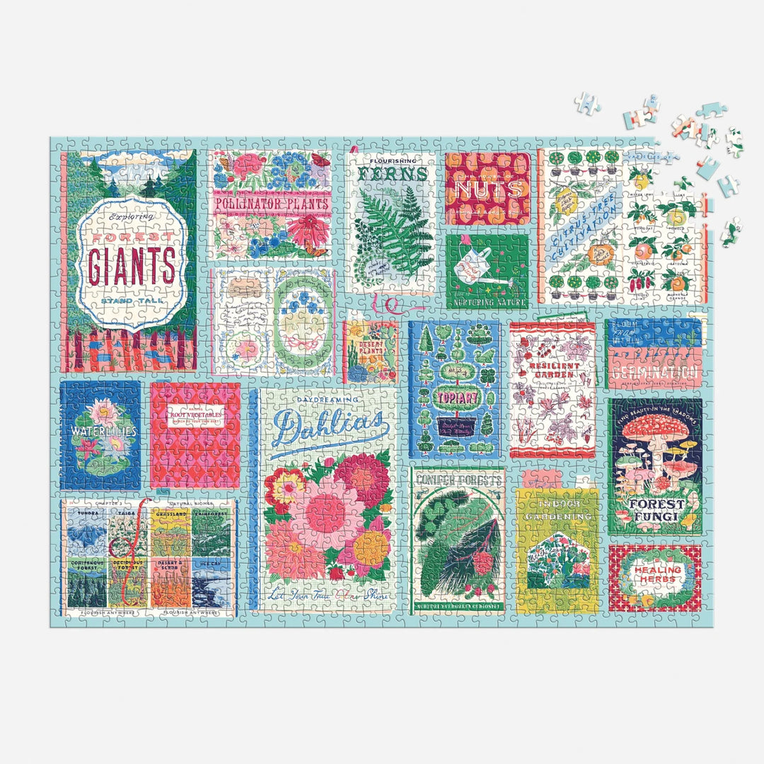 Ever Upward Botanist Bookshelf - 1000 Piece Puzzle
