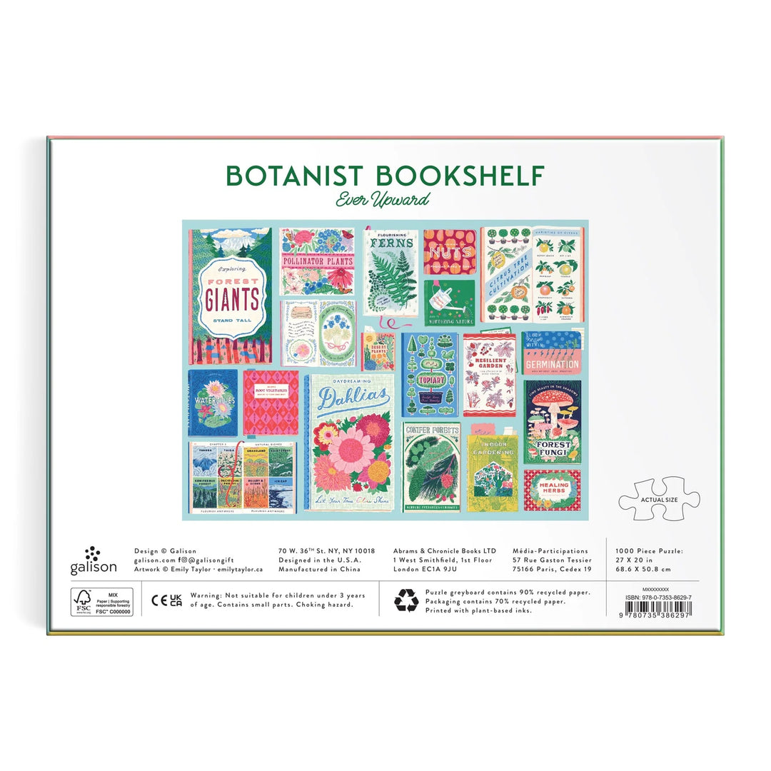 Ever Upward Botanist Bookshelf - 1000 Piece Puzzle