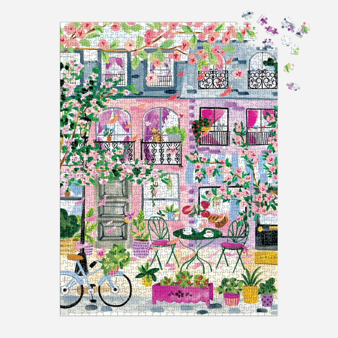 Cherry Lane Blossoms - 1000 Piece Puzzle