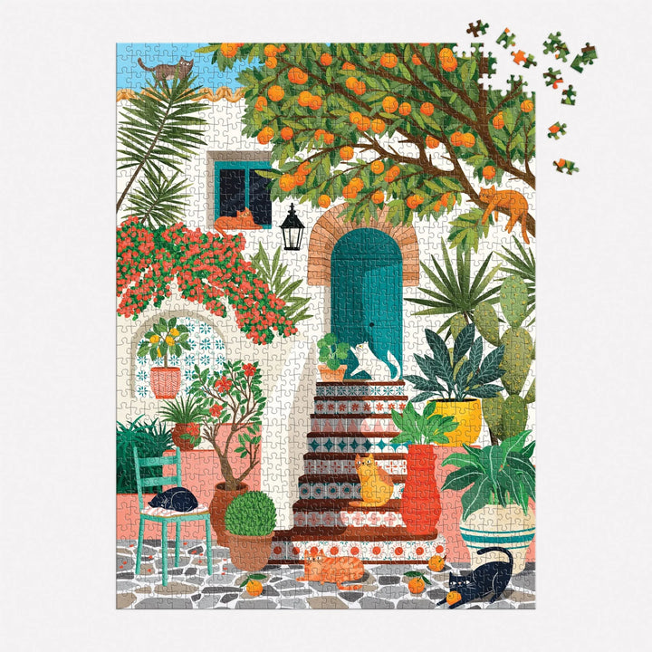 Mediterranean Cats - 1000 Piece Puzzle