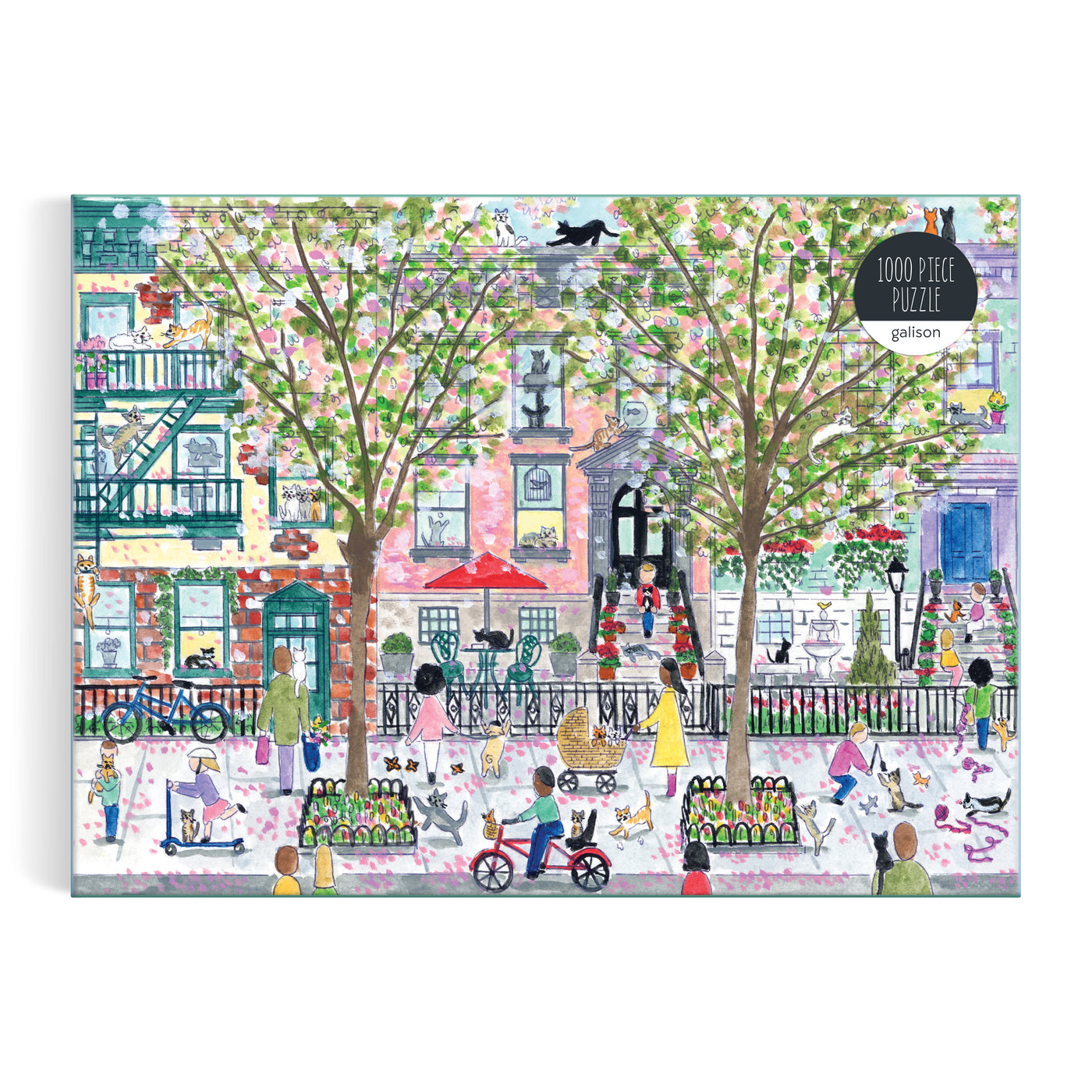 Michael Storrings Cats in the City, 1000 Piece Puzzle