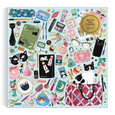 Purrfect Accessories 500pc Foil Puzzle