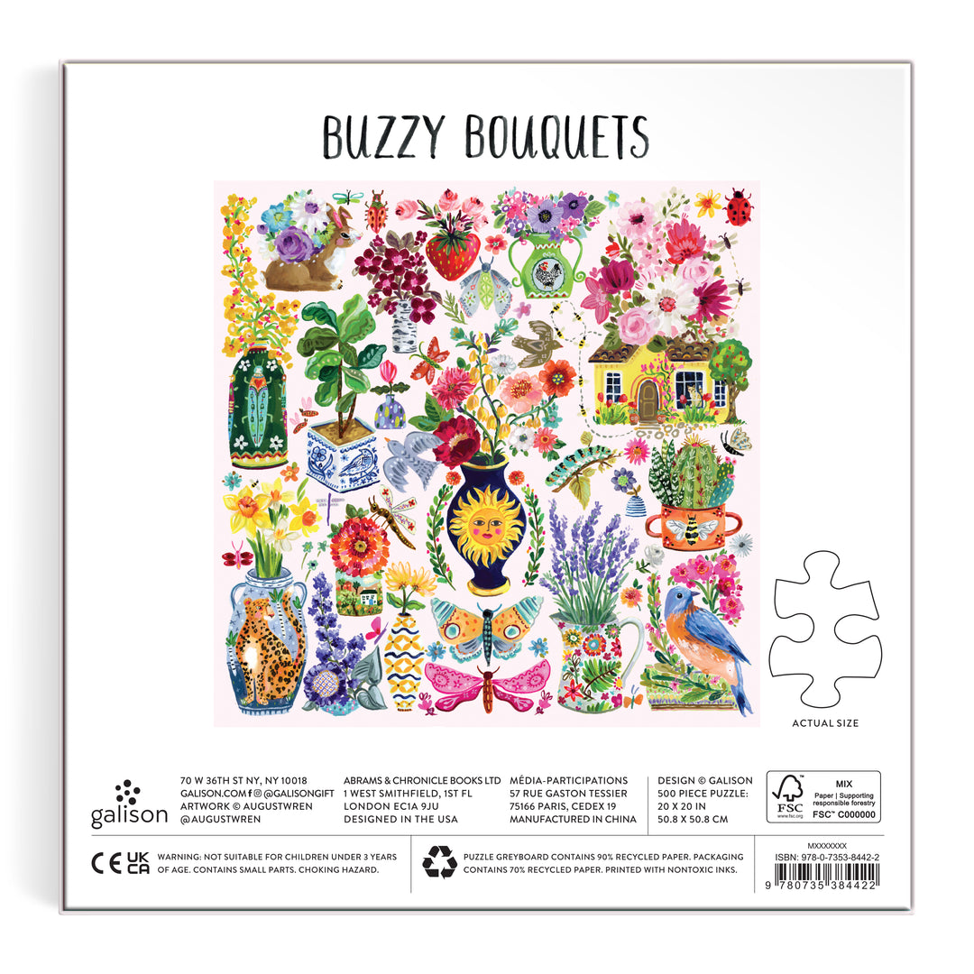 Buzzy Bouquets, 500pc Puzzle