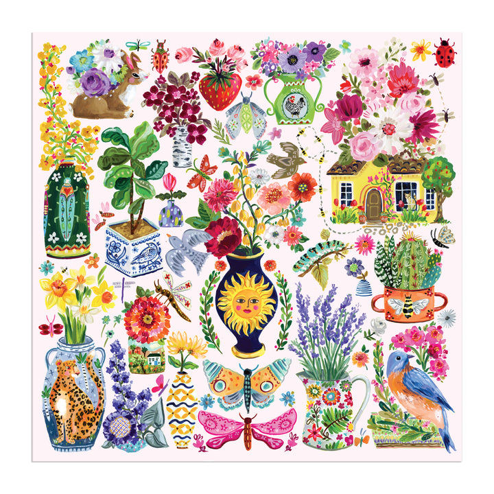 Buzzy Bouquets, 500pc Puzzle