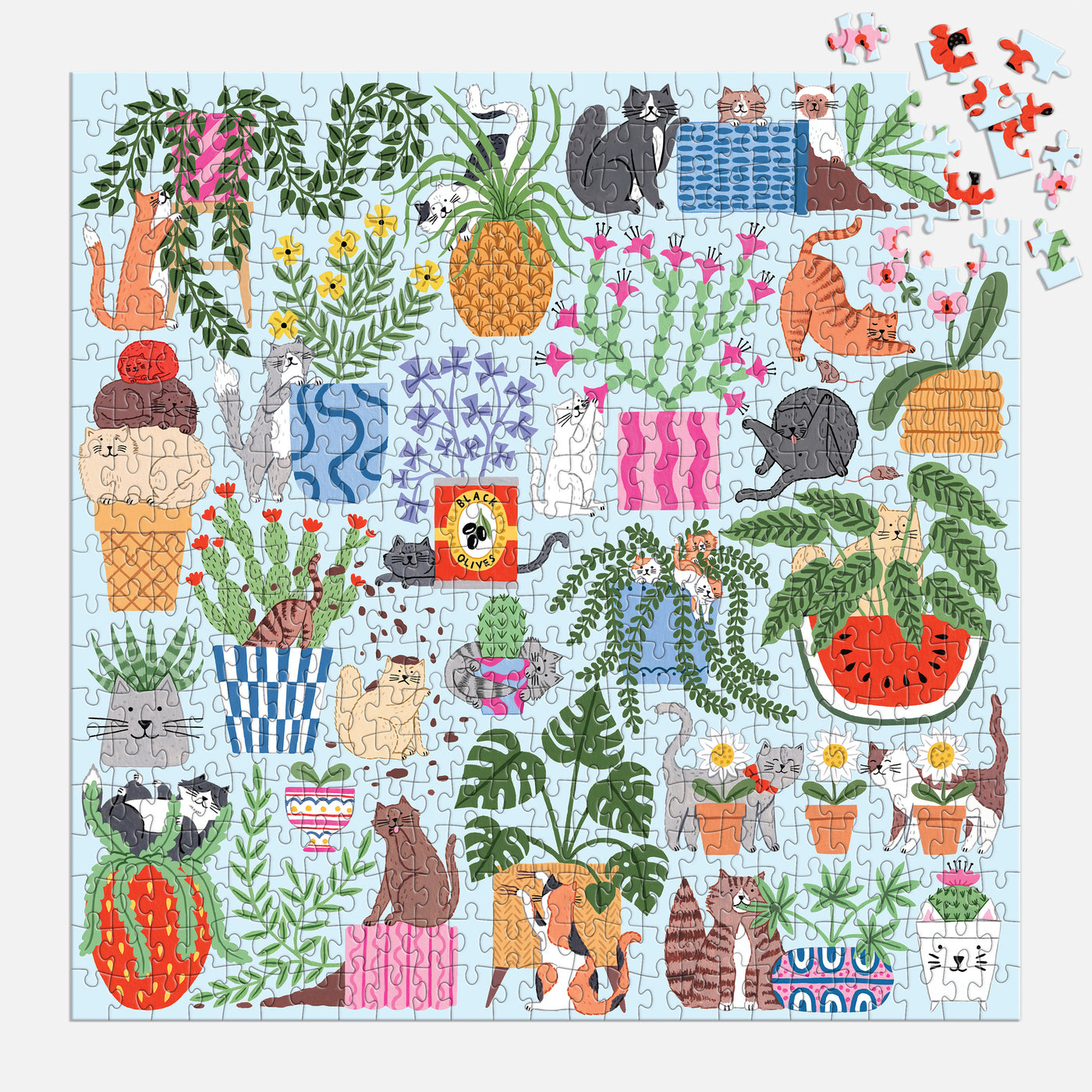 Cats in the Houseplants, 500pc