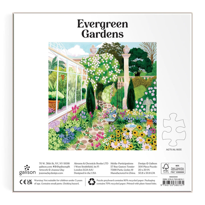 Evergreen Gardens - 500 Piece Puzzle