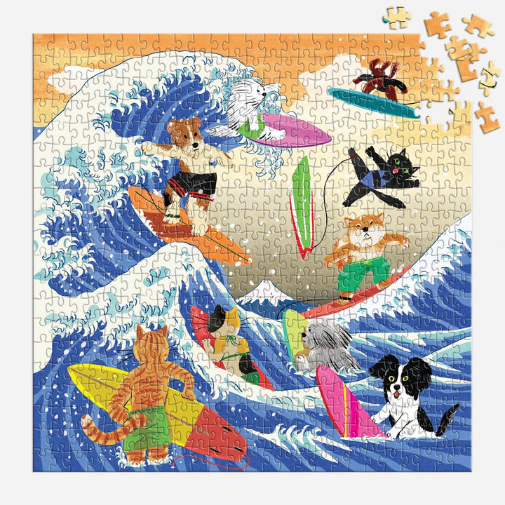 The Great Surf - 500 Piece Puzzle