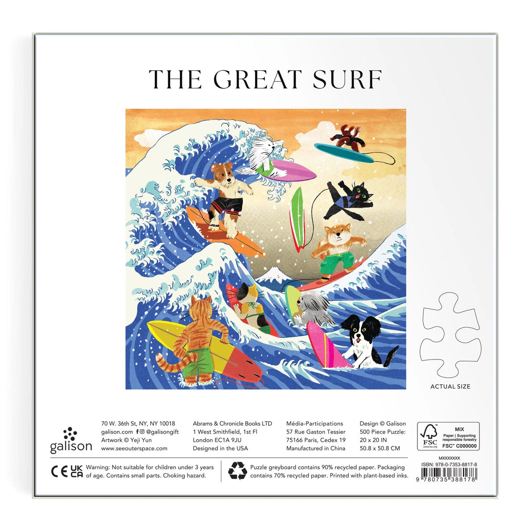 The Great Surf - 500 Piece Puzzle