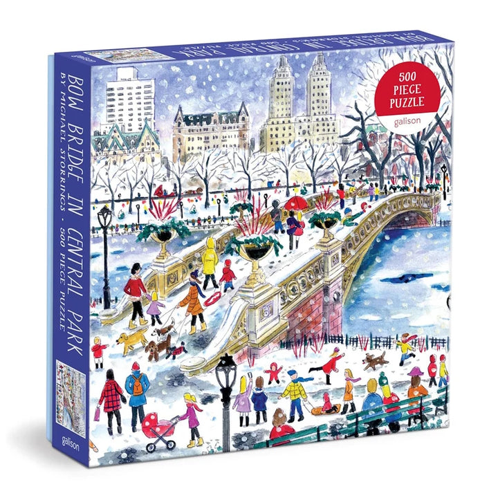 Michael Storrings Bow Bridge in Central Park 500 Piece Puzzle