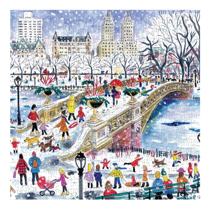 Michael Storrings Bow Bridge in Central Park 500 Piece Puzzle