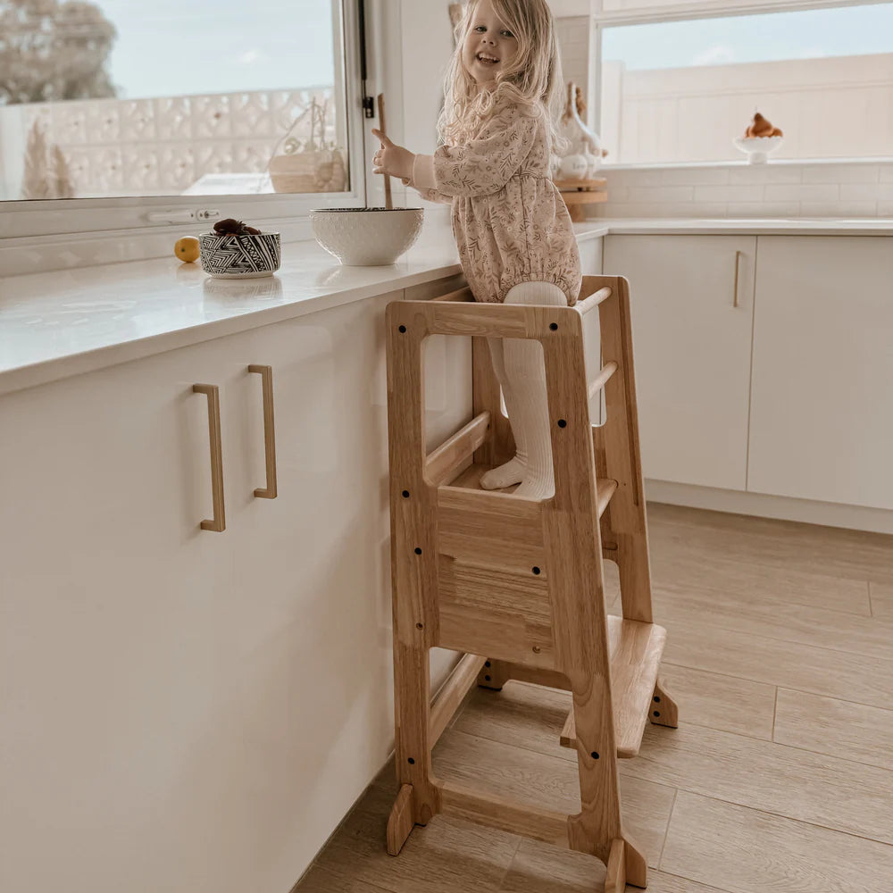 LOLA Deluxe Solid Wood Adjustable Learning Tower