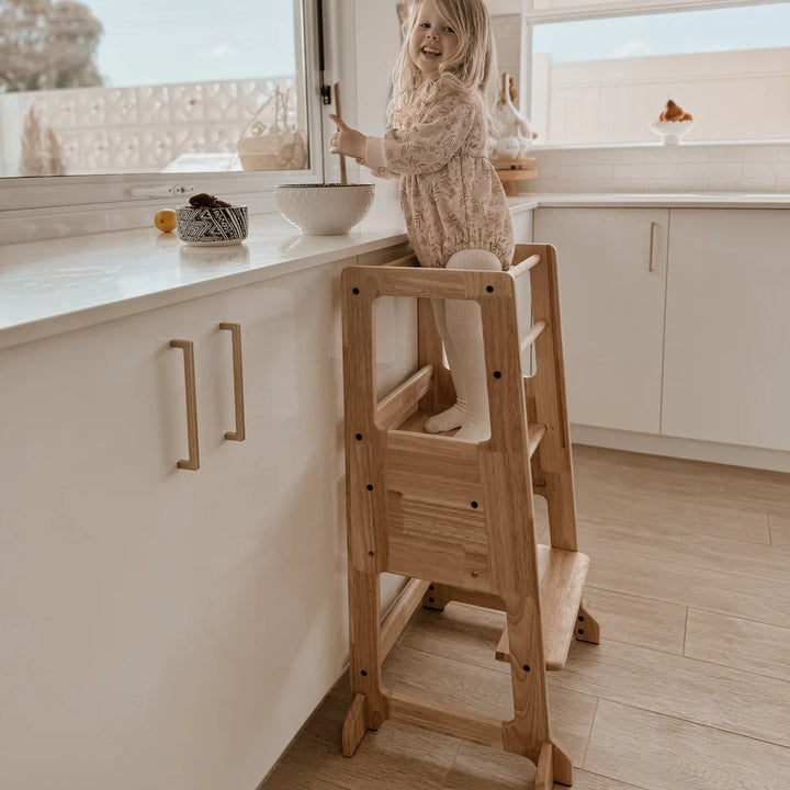 LOLA Deluxe Solid Wood Adjustable Learning Tower