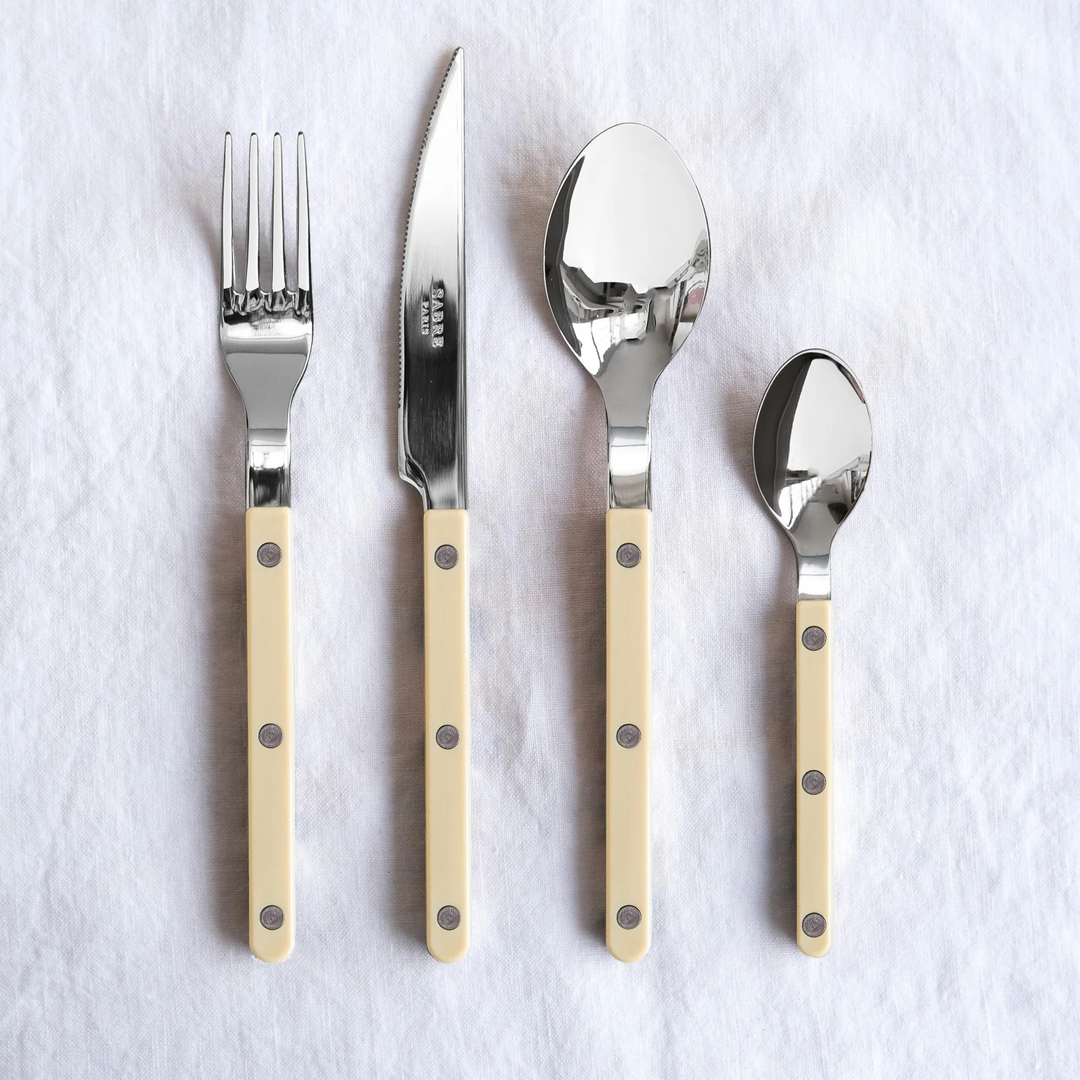 Bistrot shiny solid 4 pieces set - Ivoriy
